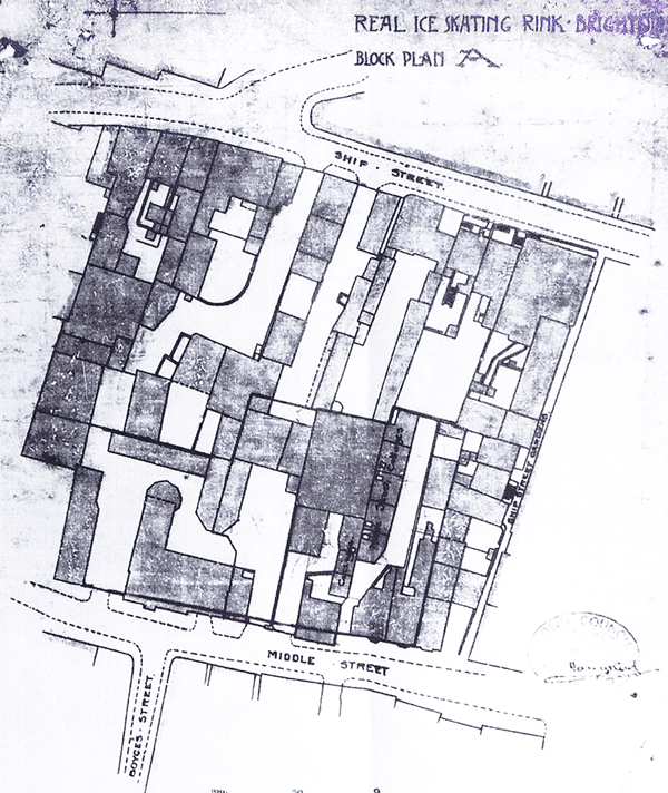 Skating rink block plan 1896
